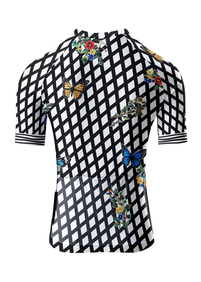 ROCKBROS Women's 'Wild Butterfly' Checkerboard Pro Aero Set