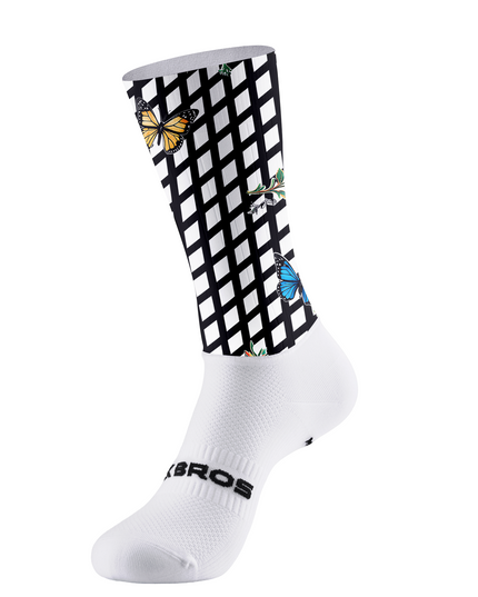 ROCKBROS Women's 'Wild Butterfly' Checkerboard Pro Training Bib Shorts