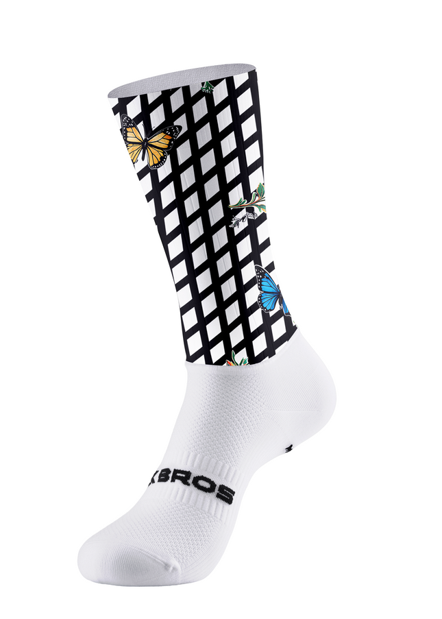 ROCKBROS Women's 'Wild Butterfly' Checkerboard Pro Aero Set