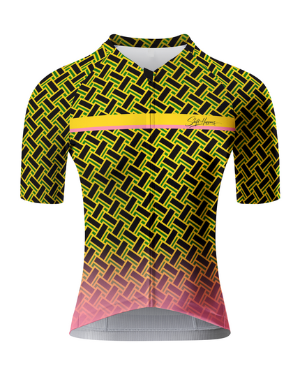ROCKBROS Women's 'Neon Shift' Geometric Performance Set