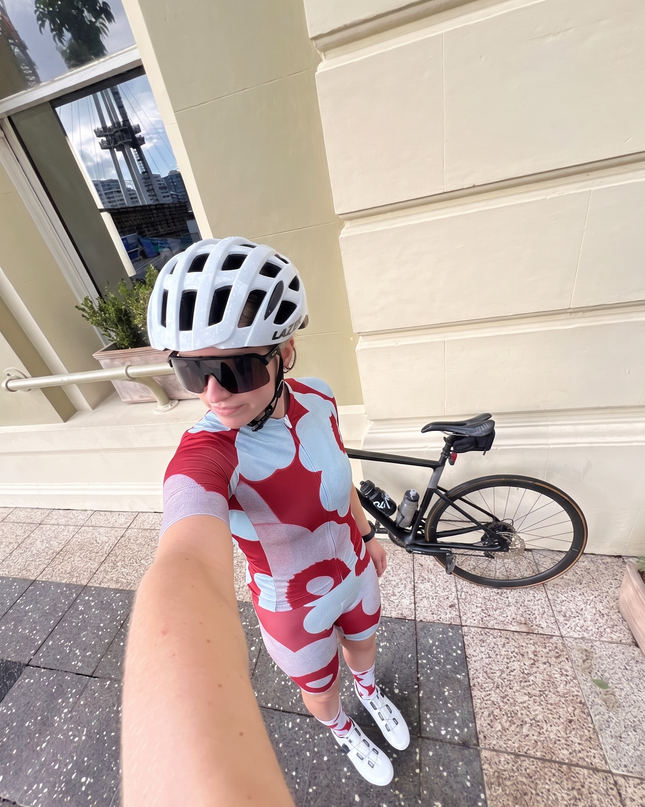 ROCKBROS Nordic Bloom Patterned Performance Cycling Socks