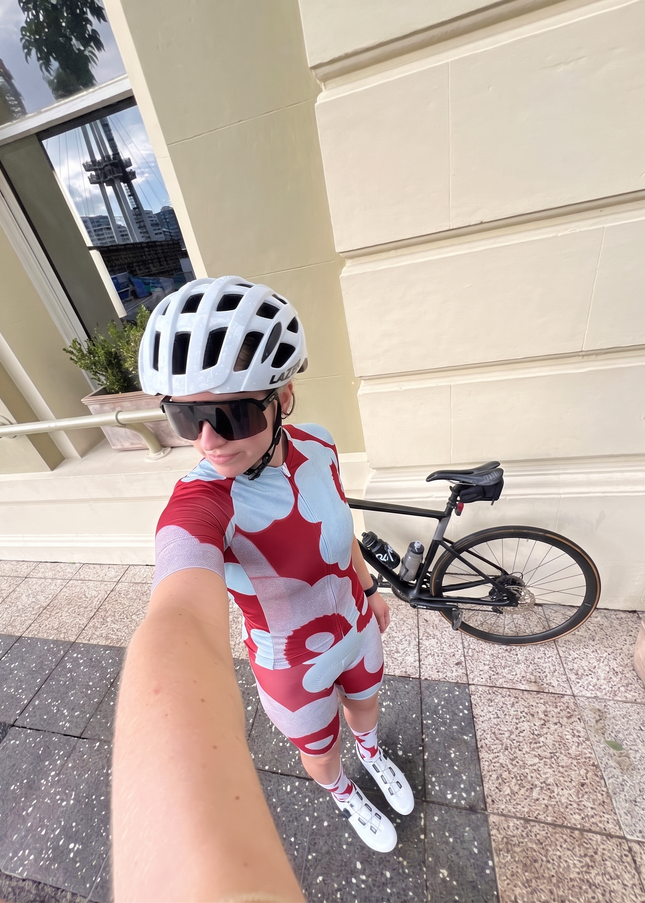 ROCKBROS Women's Nordic Bloom Grainy-Texture Pro Jersey