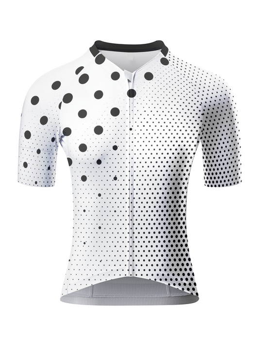 ROCKBROS Women's Monochrome Pulse Halftone Op-Art Pro Jersey