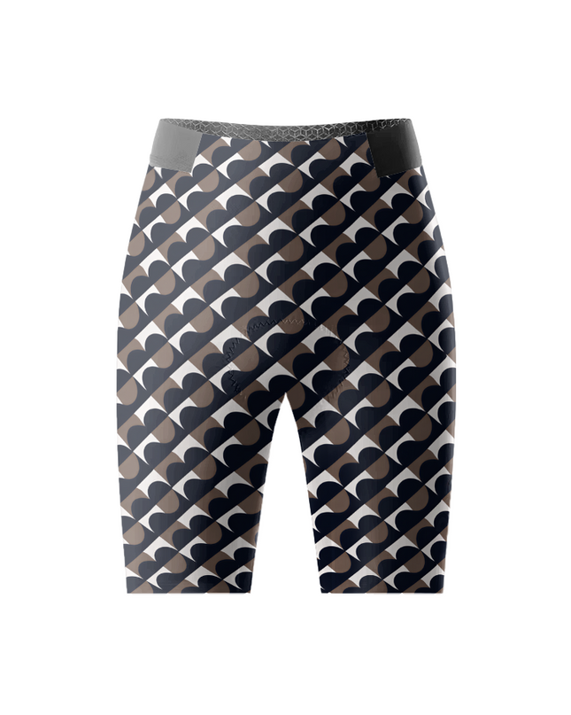 ROCKBROS Women's 'Retro Flow' Geometric Heritage Bib Shorts