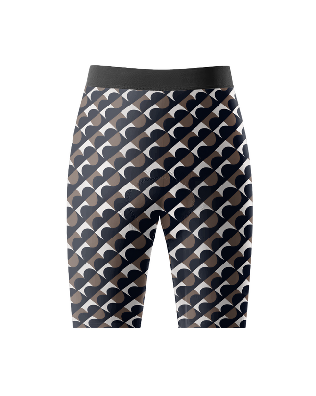 ROCKBROS Women's 'Retro Flow' Geometric Heritage Bib Shorts