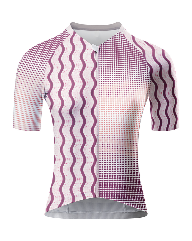 ROCKBROS Women's Pink Pop Polka-Dot Pro Bib Shorts