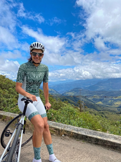 ROCKBROS Women's Earth Day Limited Forest Border Pro Bib Shorts