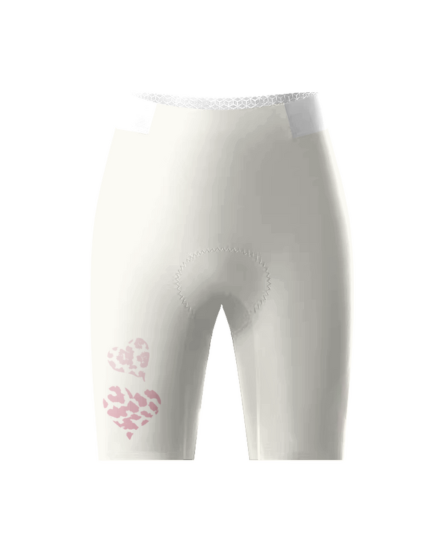 ROCKBROS Women's Heart & Cheetah Minimalist Pro Bib Shorts