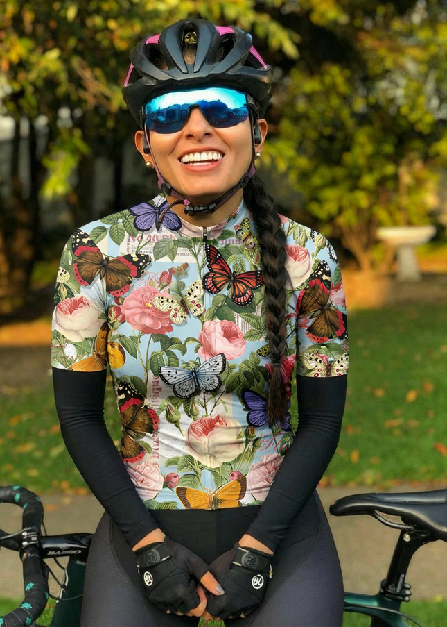 ROCKBROS Women's "Ethereal Garden" All-Weather Fine-Art Pro Aero Jersey