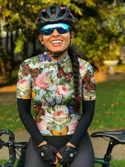 ROCKBROS Women's "Ethereal Garden" All-Weather Fine-Art Pro Aero Jersey
