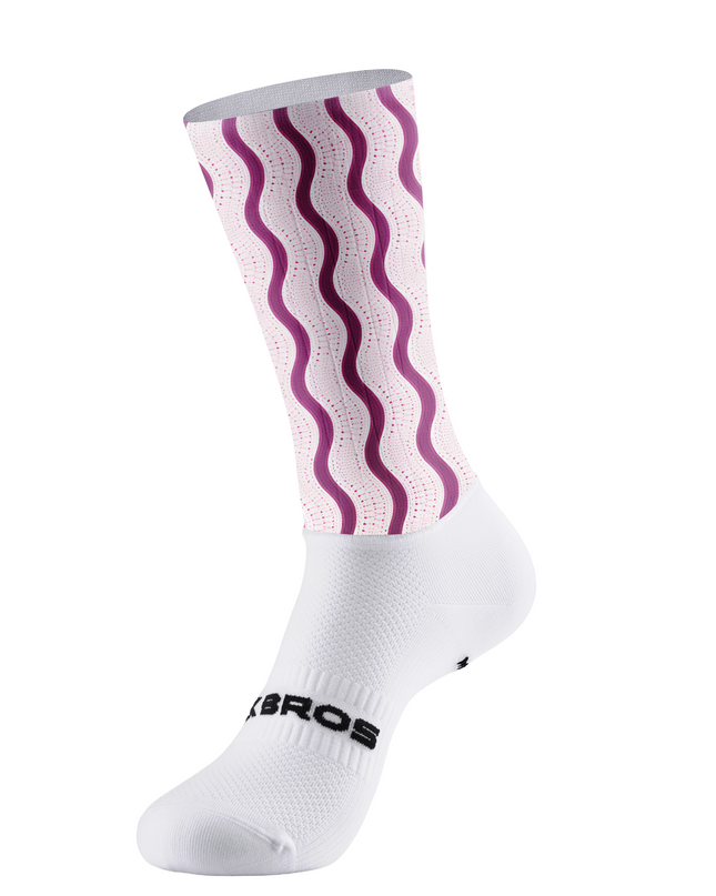 ROCKBROS Women's Pink Pop Polka-Dot Pro Bib Shorts