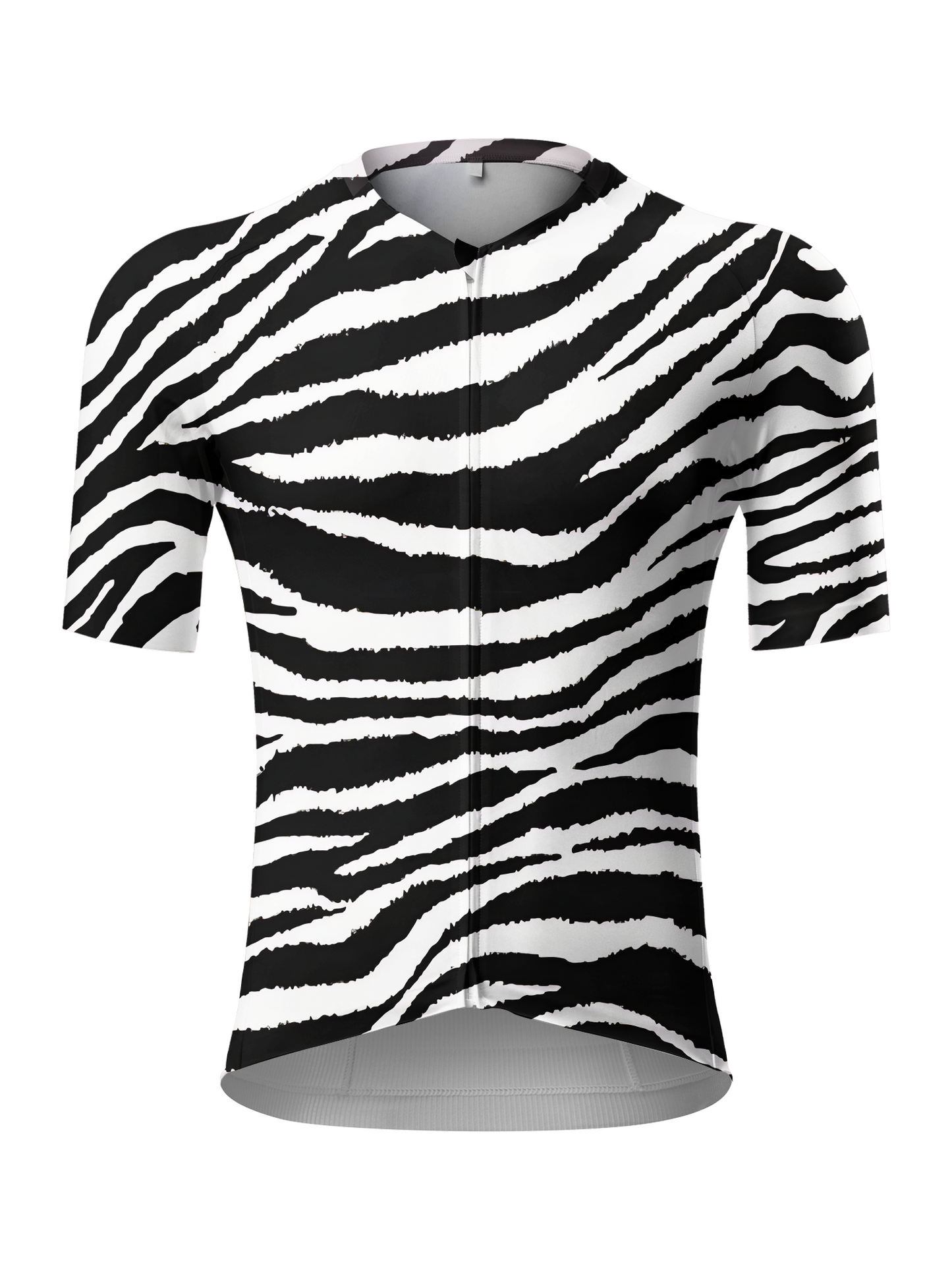 RockBros Men's "Shadow Stripe" Kinetic Zebra Pattern Cycling Jersey