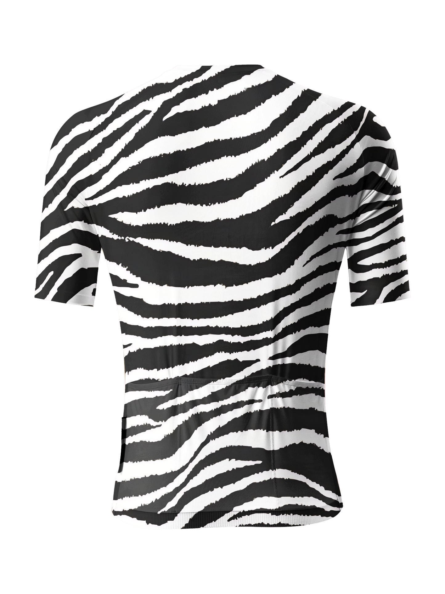 RockBros Men's "Shadow Stripe" Kinetic Zebra Pattern Cycling Jersey