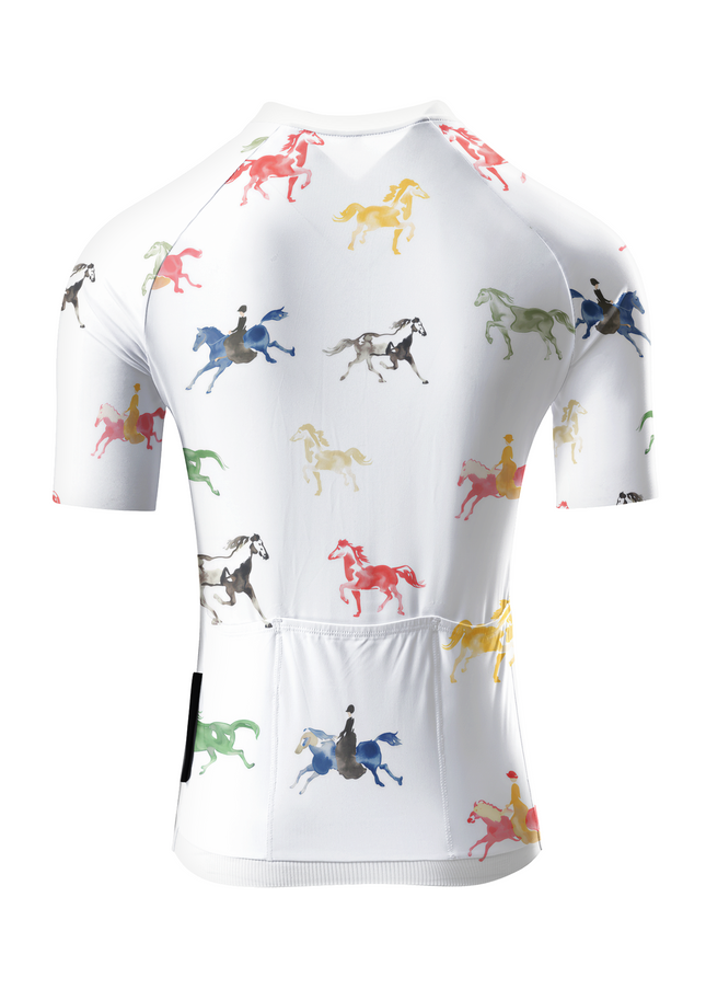ROCKBROS Women's Gallop in Watercolor Artistic Equestrian Pro Jersey