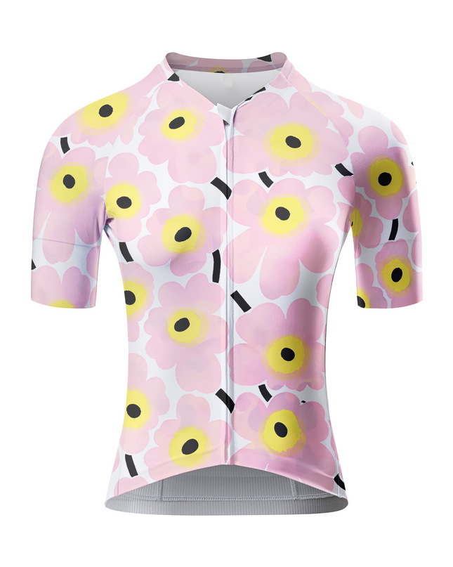 ROCKBROS Women's Nordic Bloom Pop-Art Botanical Pro Jersey