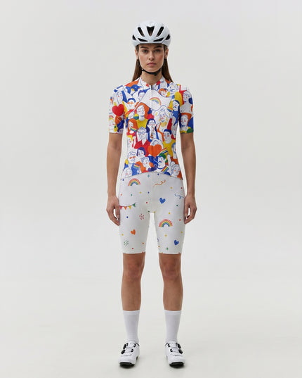 ROCKBROS Women's Pluralism Portrait Pride Edition Cycling Jersey