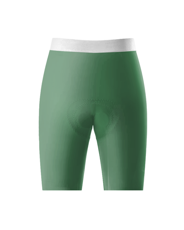 ROCKBROS Women's Solid Dark Green Cycling Shorts