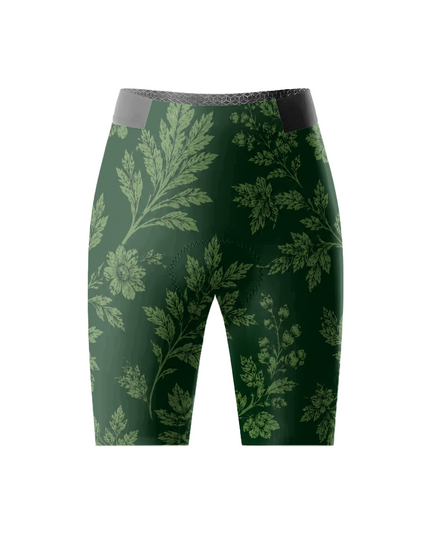 ROCKBROS Women's Leaf Print Cycling Shorts
