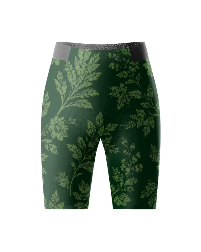 ROCKBROS Women's Leaf Print Cycling Shorts