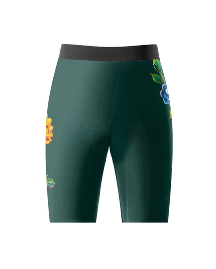 ROCKBROS Women's Emerald Floral Cycling Shorts