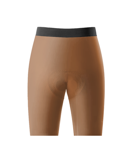 ROCKBROS Women's Solid Earth Brown Cycling Shorts