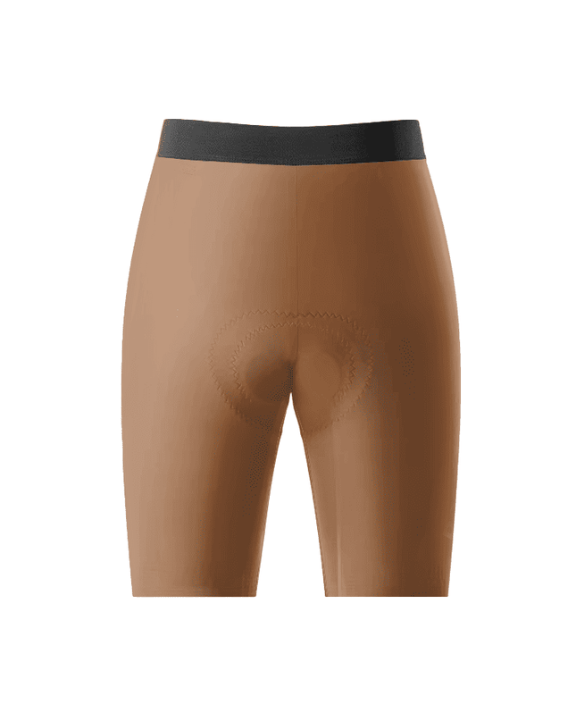 ROCKBROS Women's Solid Earth Brown Cycling Shorts