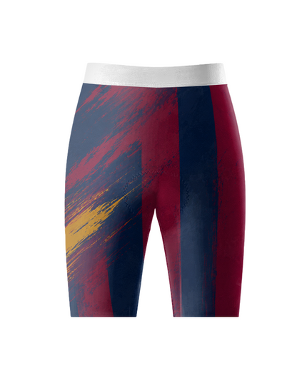 ROCKBROS Women's Abstract Striped Graphic Performance Cycling Shorts