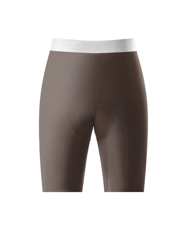 ROCKBROS Women's Gradient Coffee Brown Honeycomb Mesh Waist Cycling Shorts