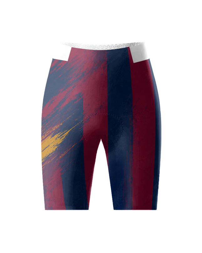 ROCKBROS Women's Abstract Striped Graphic Performance Cycling Shorts