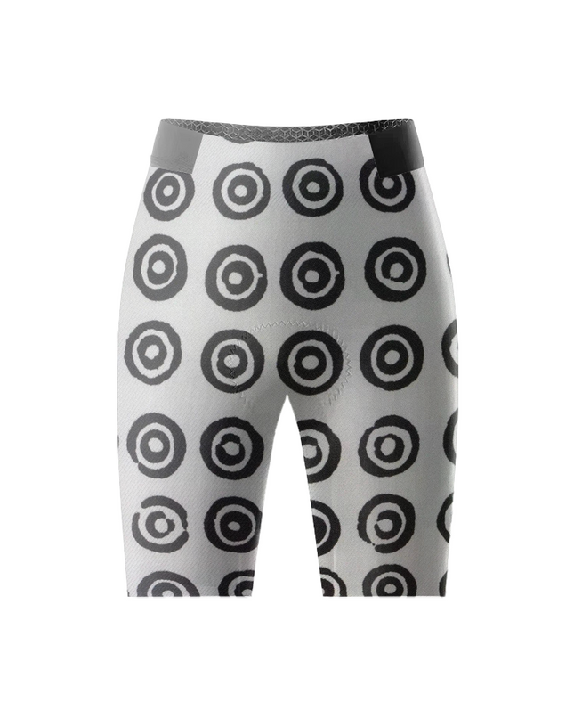 ROCKBROS Women's Monochrome Geometric Cycling Shorts