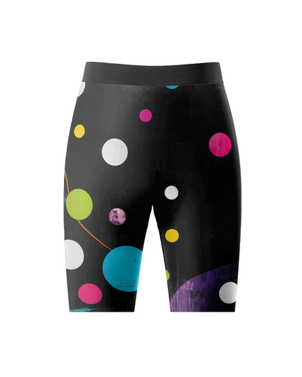 ROCKBROS Women's Multicolor Polka Dot Cycling Shorts