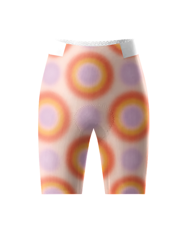 ROCKBROS Women's Gradient Halo Circle Cycling Shorts