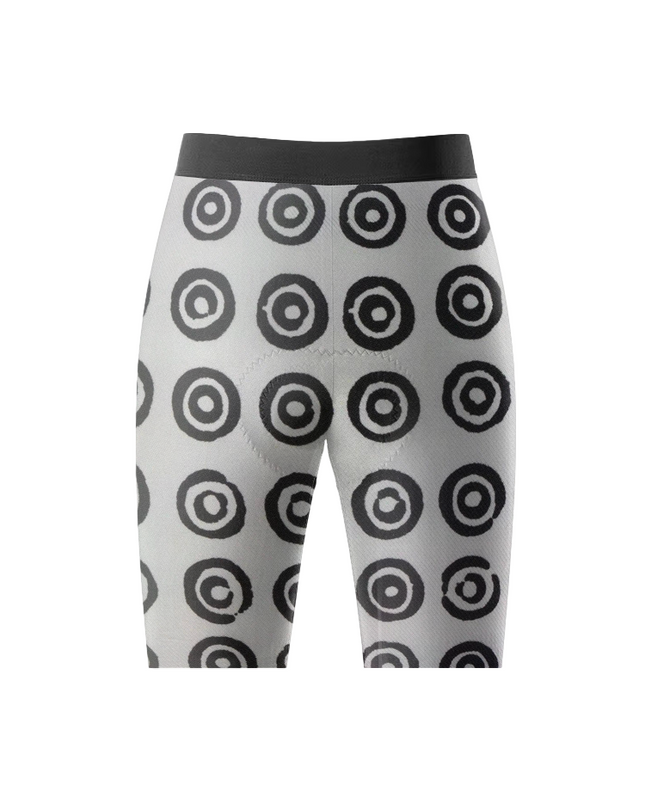 ROCKBROS Women's Monochrome Geometric Cycling Shorts