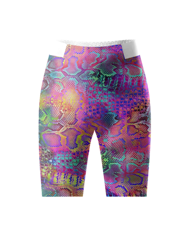 ROCKBROS Women's Neon Colorful Snakeskin Women's Cycling Set