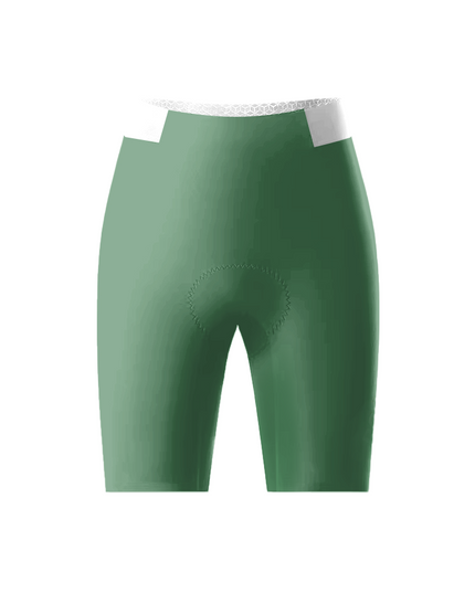 ROCKBROS Women's Solid Dark Green Cycling Shorts