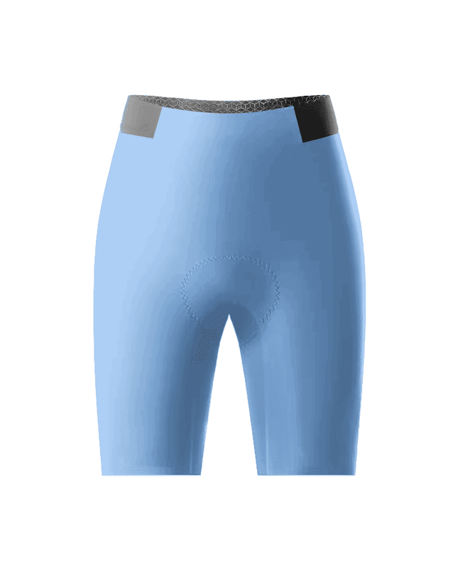 ROCKBROS Women's Solid Light Blue Cycling Shorts
