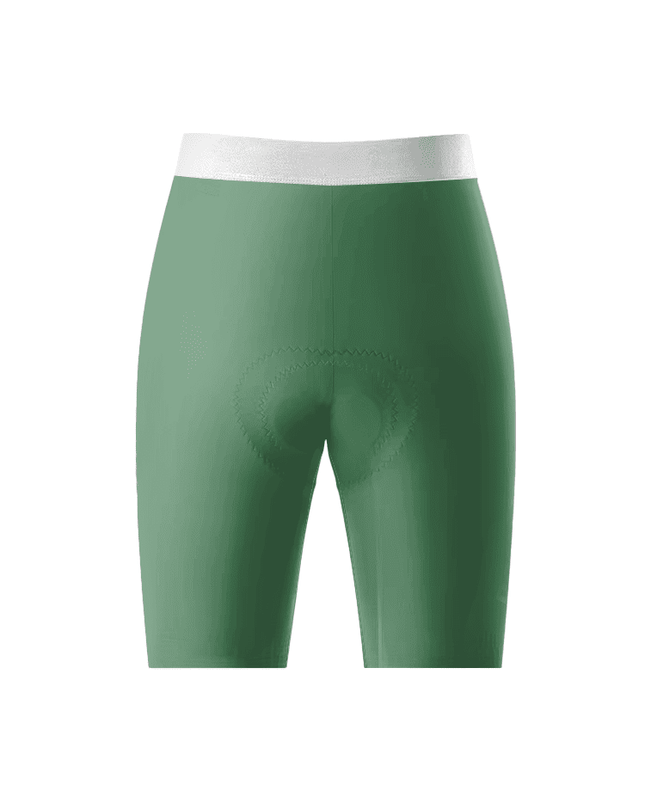 ROCKBROS Women's Solid Dark Green Cycling Shorts