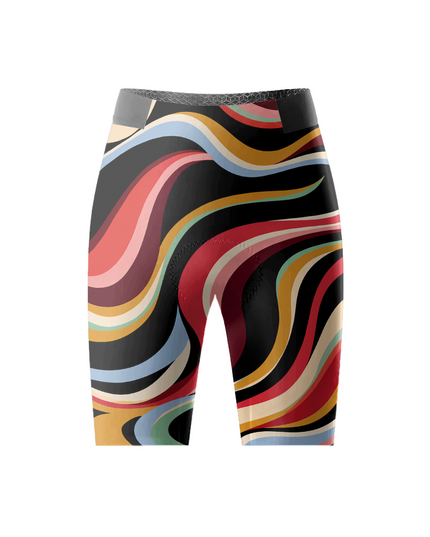 ROCKBROS Women's Retro Wave Padded Cycling Shorts