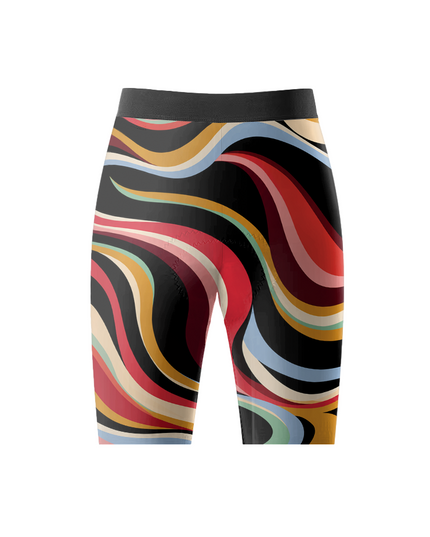ROCKBROS Women's Retro Wave Padded Cycling Shorts