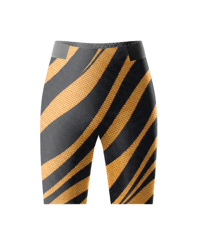 ROCKBROS Women's Contrast Diagonal Cycling Shorts