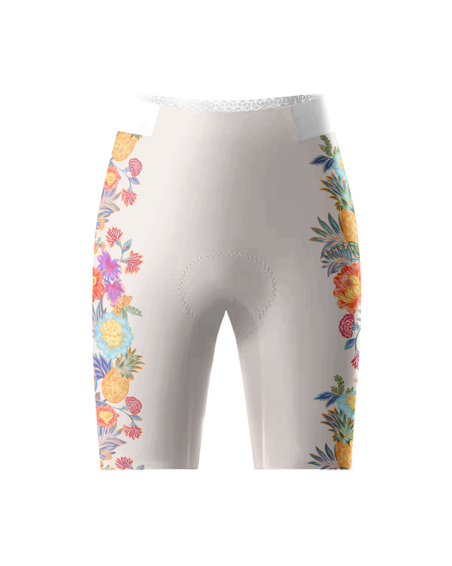ROCKBROS Women's Tropical Punch Pineapple & Floral High-Contrast Pro Aero Set