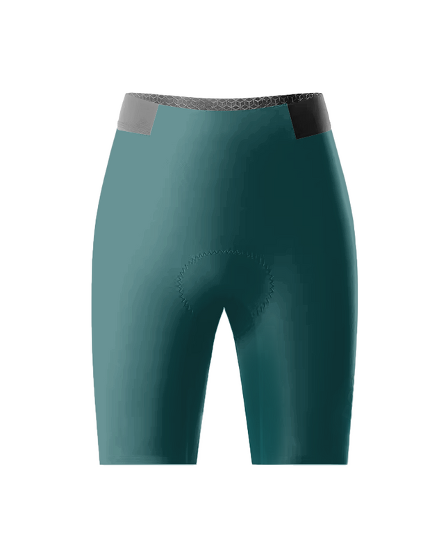 ROCKBROS Women's Solid Dark Teal Cycling Shorts