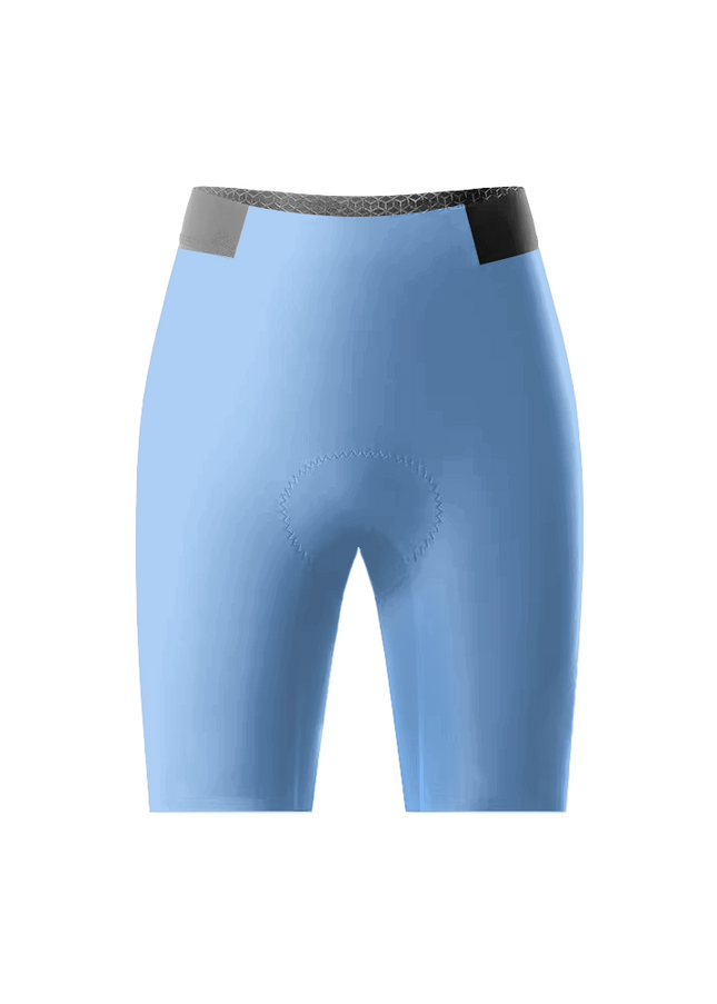 ROCKBROS Women's Solid Light Blue Cycling Shorts