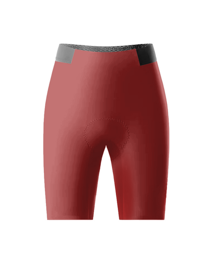 ROCKBROS Men's Solid Burgundy Cycling Shorts