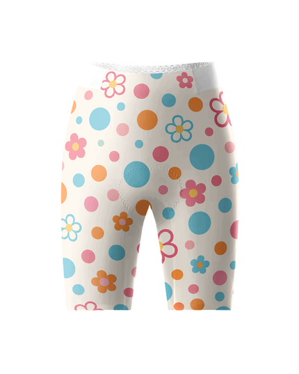 ROCKBROS Women's Venice Beach Floral Dot Cycling Shorts