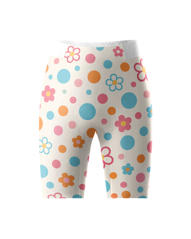ROCKBROS Women's Venice Beach Floral Dot Cycling Shorts