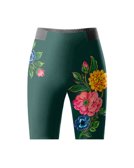 ROCKBROS Women's Emerald Floral Cycling Shorts