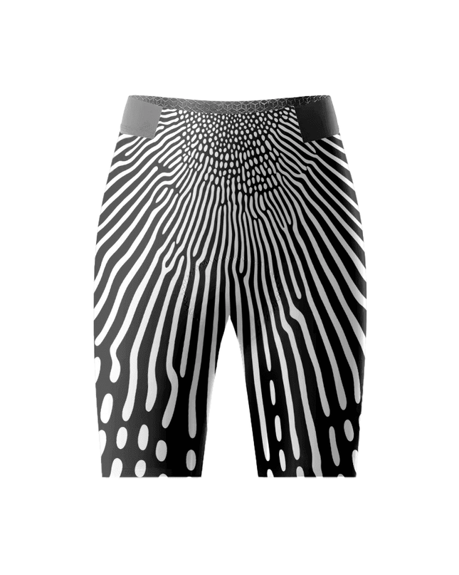 ROCKBROS Women's Optical Wave Print Cycling Shorts