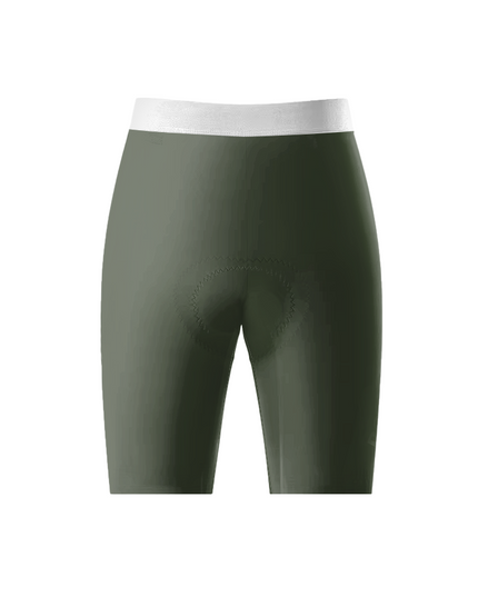 ROCKBROS Women's Gradient Army Green Honeycomb Mesh Waist Cycling Shorts