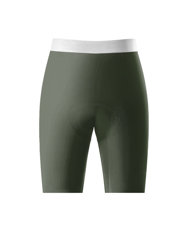 ROCKBROS Women's Gradient Army Green Honeycomb Mesh Waist Cycling Shorts